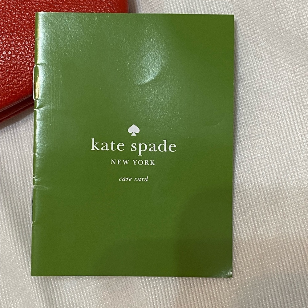 Kate Spade Elegant Red Leather Bow Clutch - Picture 9 of 9